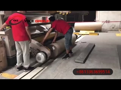 V5B / V6B Hydraulische Mühlenrolle Stand 1400 - 2800 mm Größe für Karton-Linie