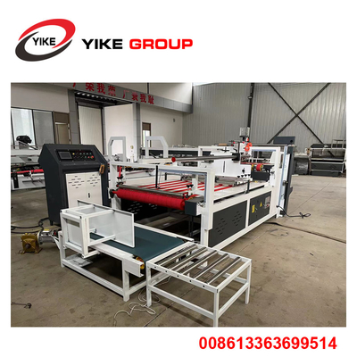 YK-2400 Halbautomatische Ordnerklebmaschine zur Herstellung von Corrugados Kartonkästen
