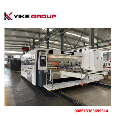 YK-1224 150 Stück/Min 4 Farb-Flexodrucker Schließmaschine Karton-Box-Machiner