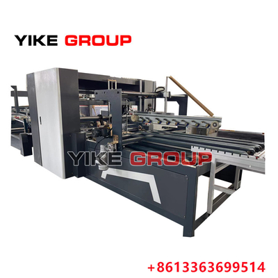 Automatische Schachtel-Folder-Gluer-Maschine mit PP-Strappmaschine, die Kartonbox herstellt
