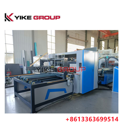 Warm verkaufte YIKE GROUP 1400x2800mm Wellkarton-Box Auto-Folder Gluer-Maschine