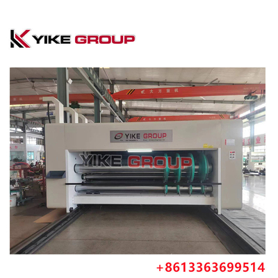 YK-1424 Druckketten-einziehende gewölbte Karton Flexo-Drucker Slotter-Stanze-Maschine