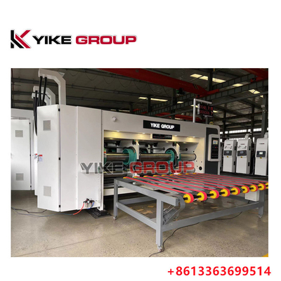 YK-1224 Hochgeschwindigkeitsdrucker Schleifmaschine mit Stapler für die Herstellung von Kartons