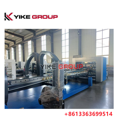 Automatische Karton-Kasten-Ordner Gluer-Maschine, gewölbter Kasten-faltende Maschine 180m/min